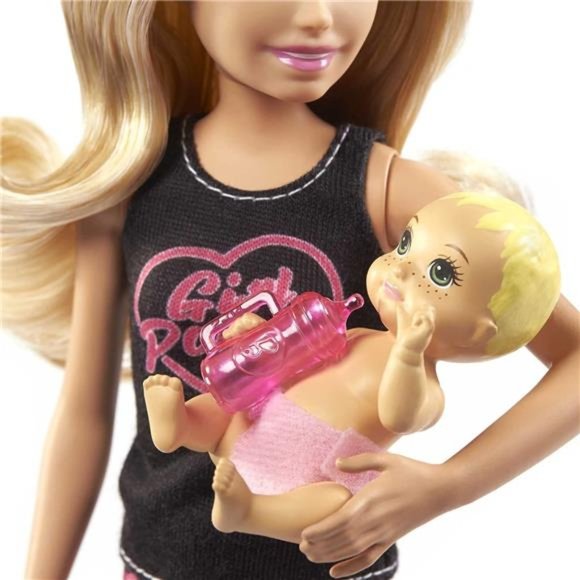 Barbie Skipper Babysitters & Accessories Set with Blonde Doll Baby Doll - Picture 4 of 6